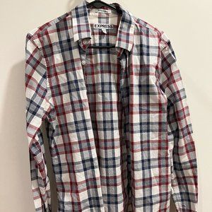 Checkered Extra Slim Button Up